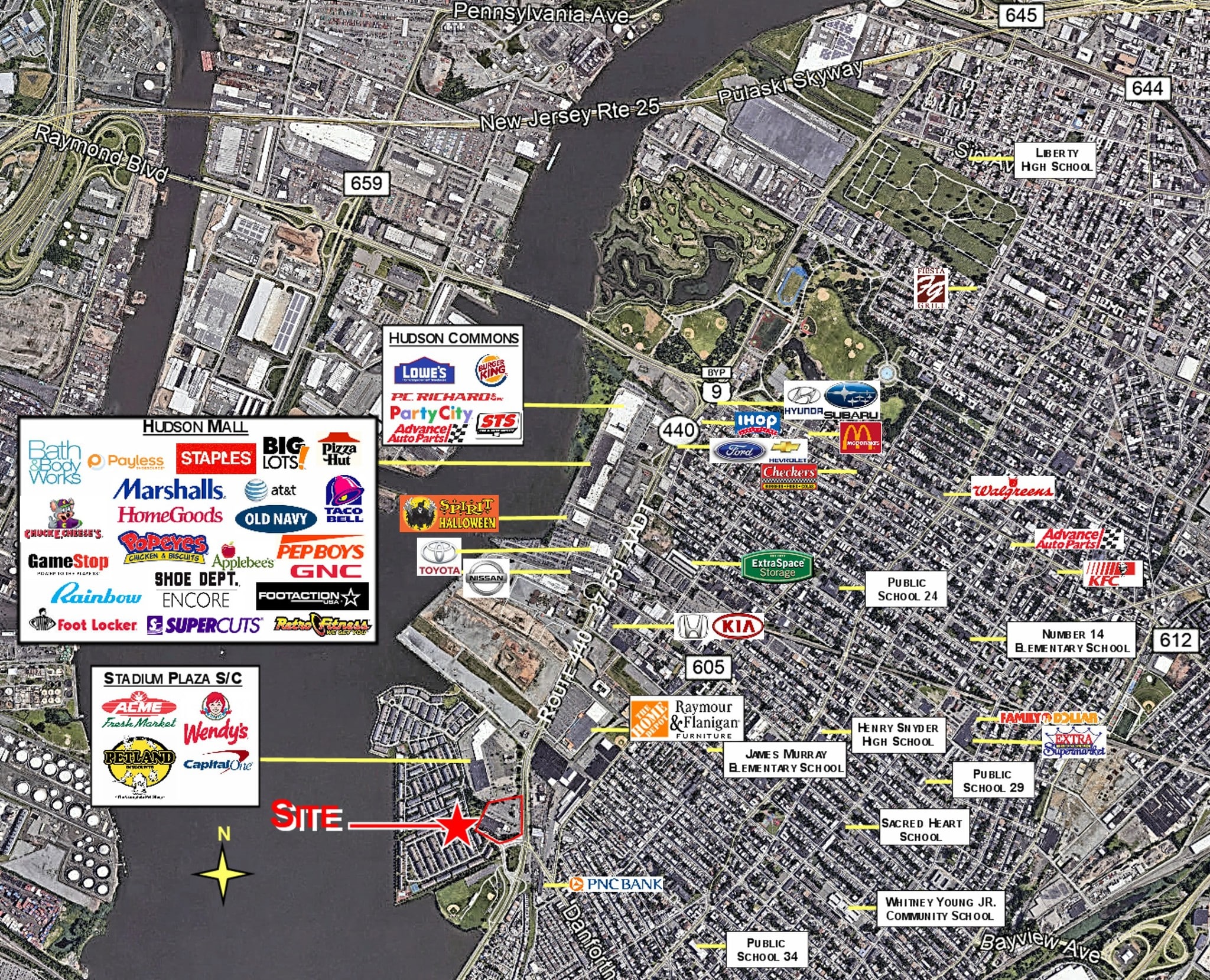 321 State Route 440, Jersey City, NJ for lease Aerial- Image 1 of 2
