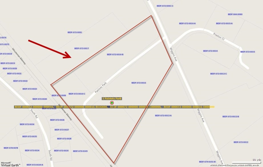 1 Patriots Park, Bedford, MA à louer - Plan cadastral - Image 2 de 4