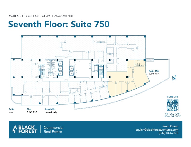 24 Waterway Ave, The Woodlands, TX for lease Floor Plan- Image 1 of 2