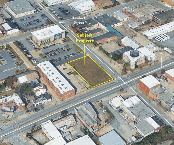 440 Hemlock St, Macon-Bibb, GA à vendre - Aérien - Image 1 de 3