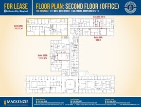 711 W 40th St, Baltimore, MD for lease Floor Plan- Image 1 of 1