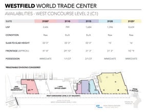 185 Greenwich St, New York, NY for lease Floor Plan- Image 2 of 3