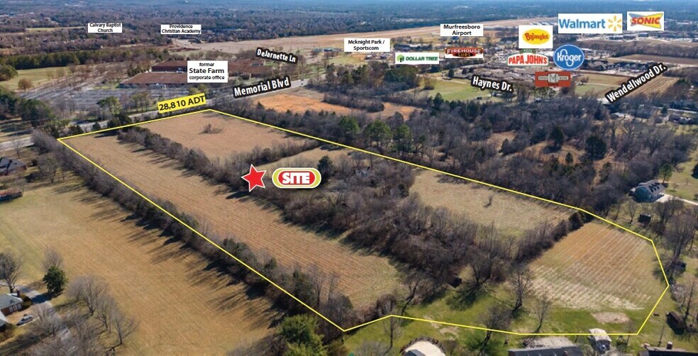 2633 Memorial Blvd, Murfreesboro, TN for sale - Building Photo - Image 1 of 2
