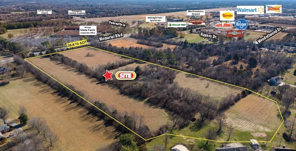 2633 Memorial Blvd, Murfreesboro, TN à vendre Photo du bâtiment- Image 1 de 3