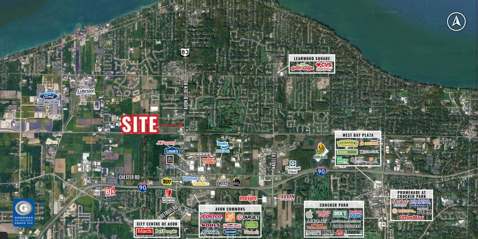 732 Avon Belden Rd, Avon Lake, OH à louer - Aérien - Image 2 de 4
