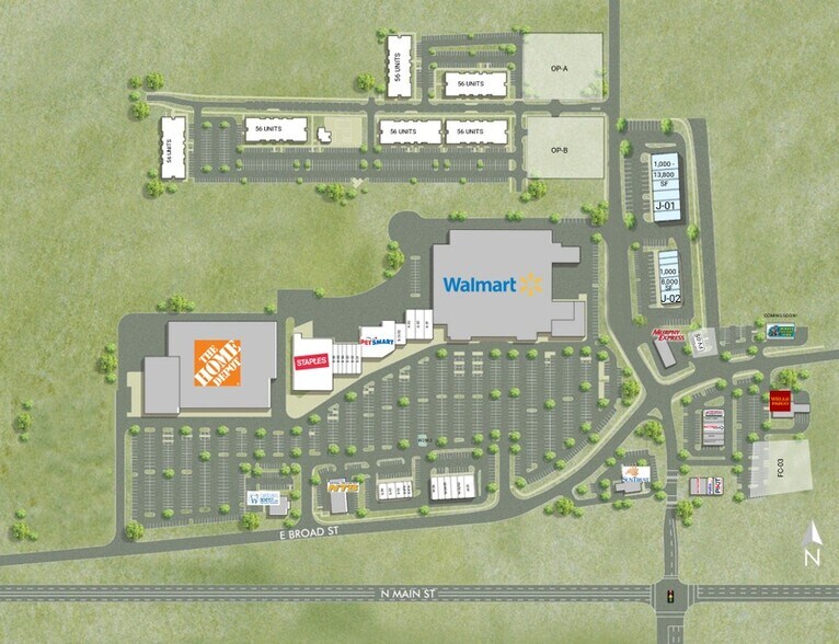 732 N Judd Pky NE, Fuquay Varina, NC à louer - Photo du bâtiment - Image 1 de 1