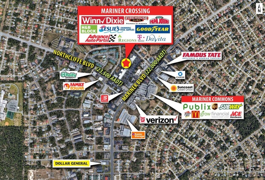 4185 Mariner Blvd, Spring Hill, FL for lease - Aerial - Image 1 of 1