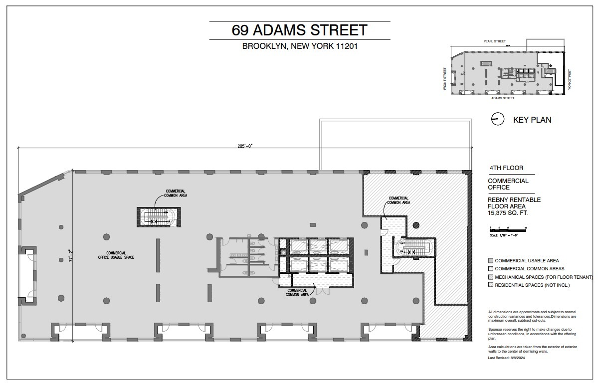 69 Adams St, Brooklyn, NY for lease Floor Plan- Image 1 of 8