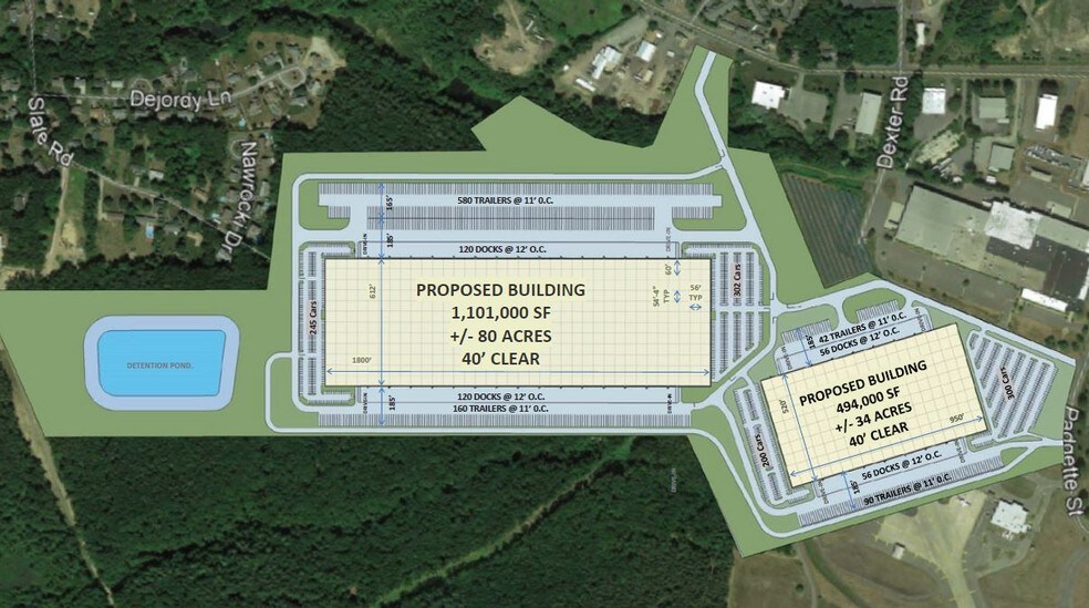 Fuller Rd, Chicopee, MA à louer - Plan de site - Image 2 de 3