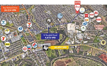 18 Borgfeld Rd, Cibolo, TX - AERIAL  map view