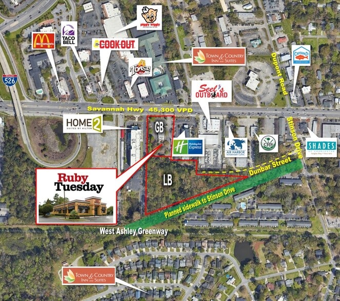 1953 Savannah Hwy, Charleston, SC for lease - Building Photo - Image 2 of 6