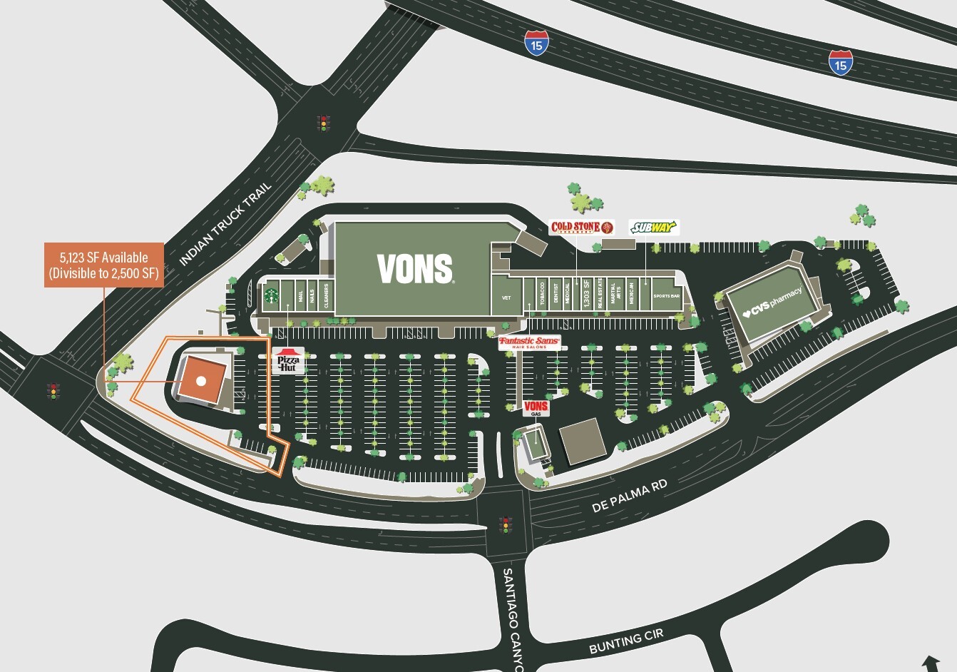 11764 De Palma Rd, Corona, CA for lease Site Plan- Image 1 of 1