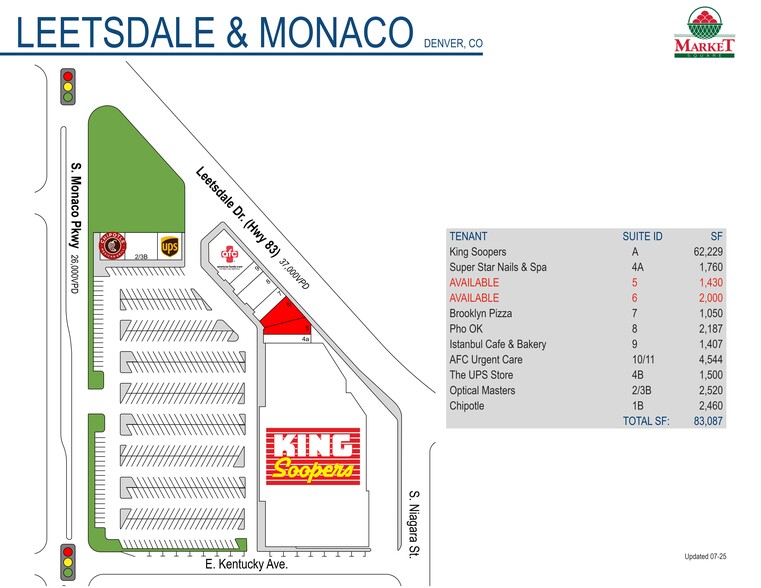 820-890 S Monaco Pky, Denver, CO for lease - Site Plan - Image 1 of 5