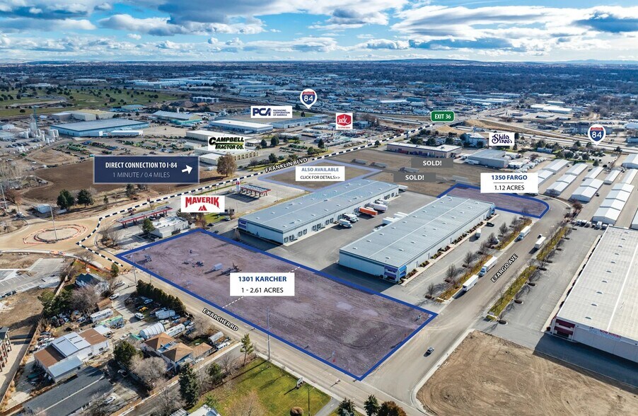 1301 E Karcher Rd, Nampa, ID à vendre - Aérien - Image 2 de 5