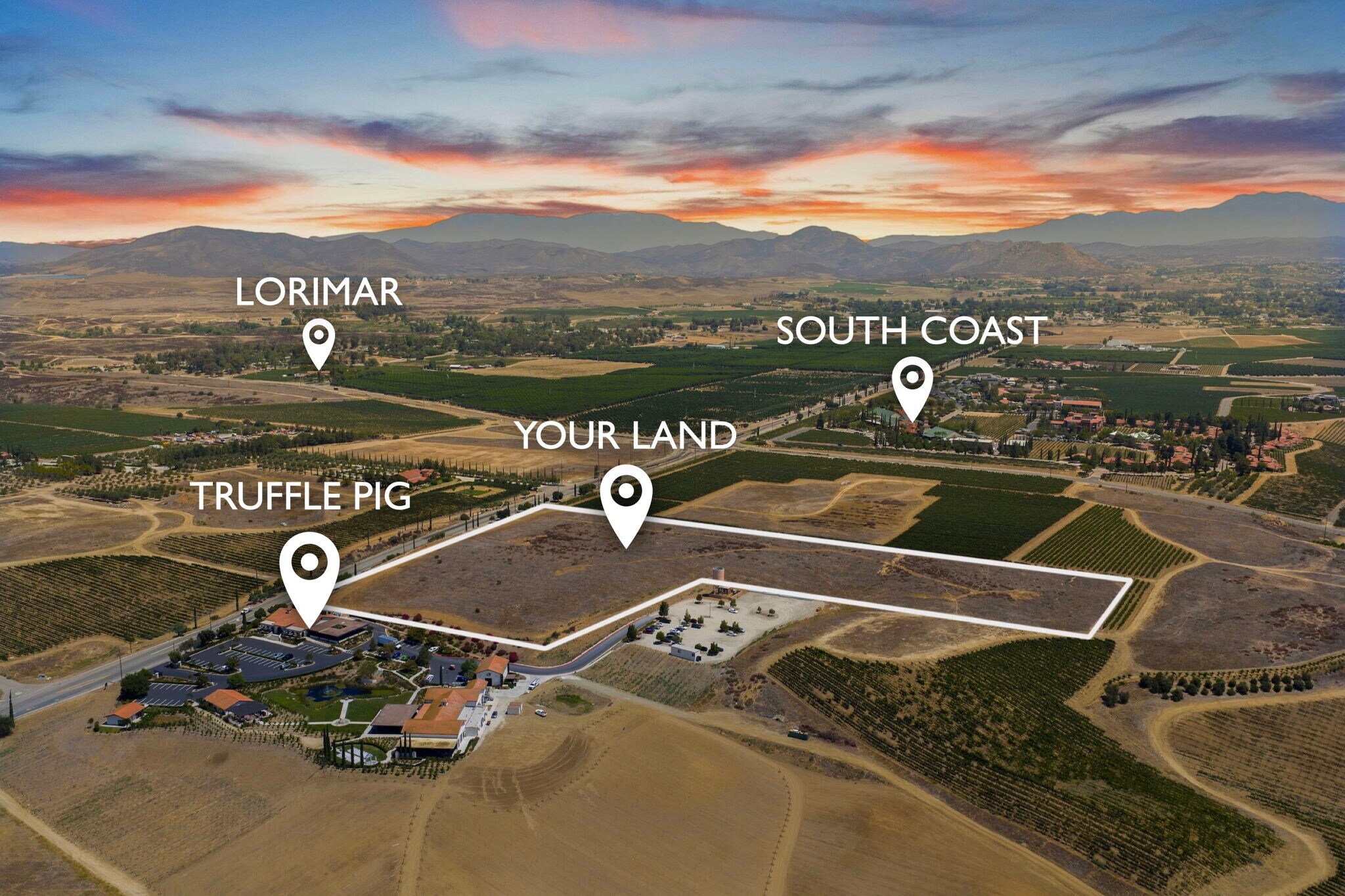 0 Rancho California Rd, Temecula, CA à vendre Aérien- Image 1 de 22