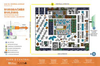 3110 N Central Ave, Phoenix, AZ à louer Plan d  tage- Image 1 de 1