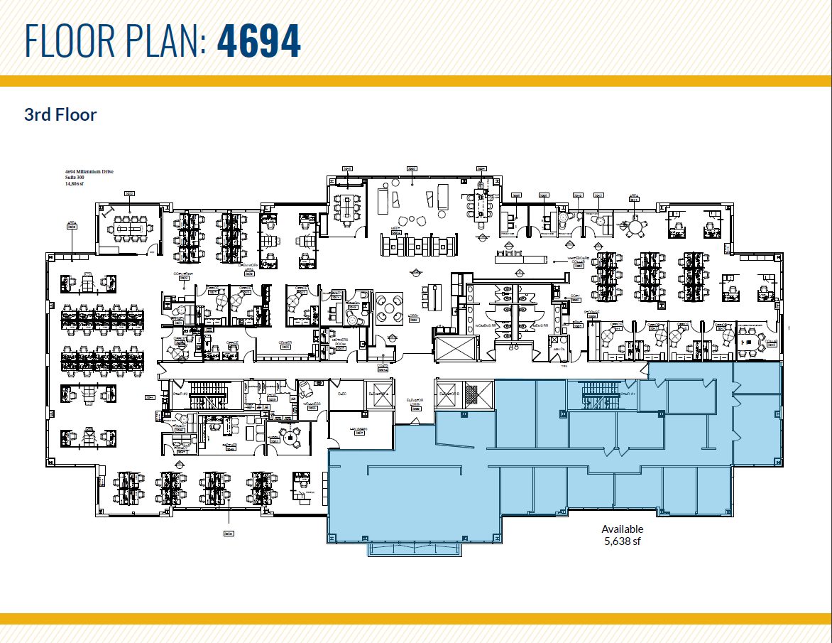 4692 Millennium Dr, Belcamp, MD à louer Plan d  tage- Image 1 de 1