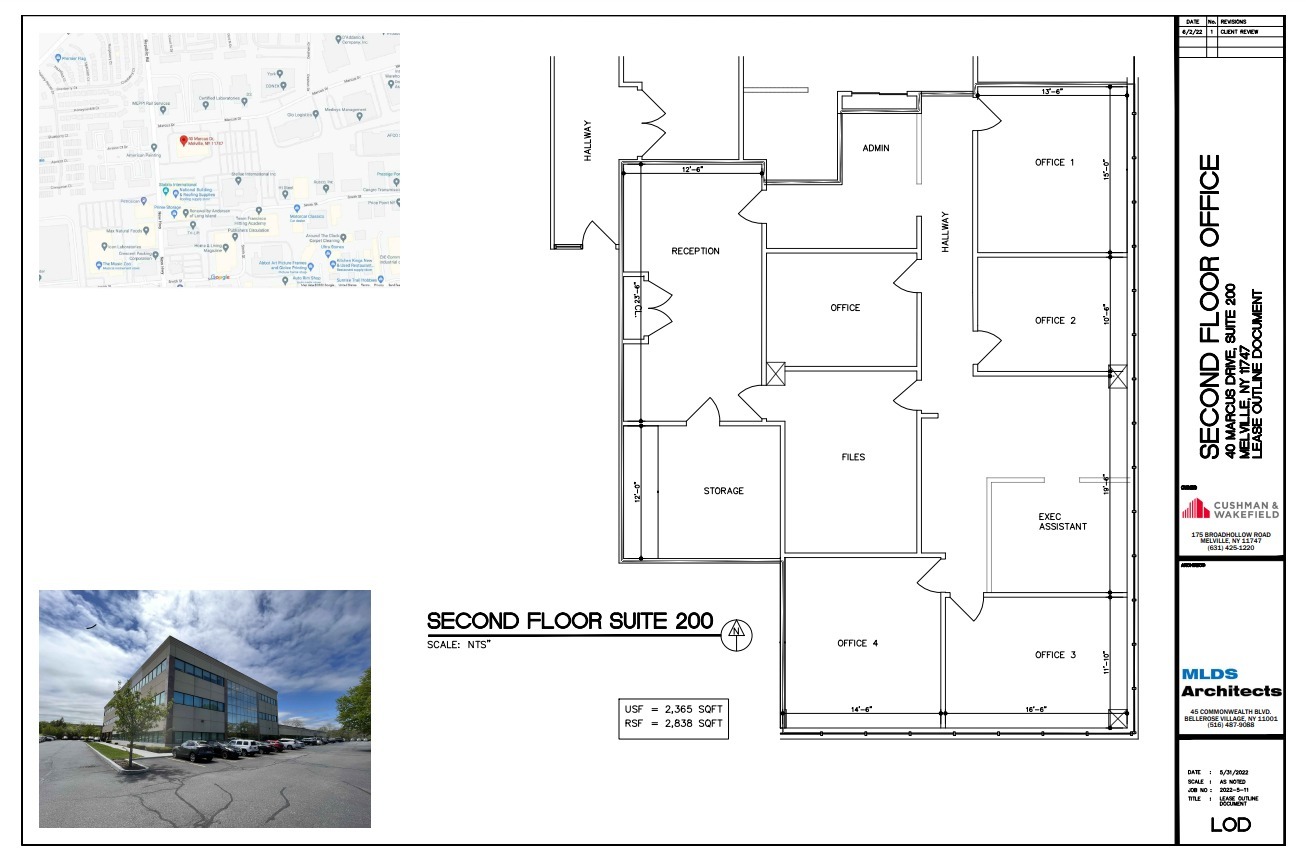 40 Marcus Dr, Melville, NY à louer Plan d  tage- Image 1 de 1