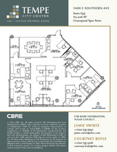 1400 E Southern Ave, Tempe, AZ à louer Plan d  tage- Image 1 de 2