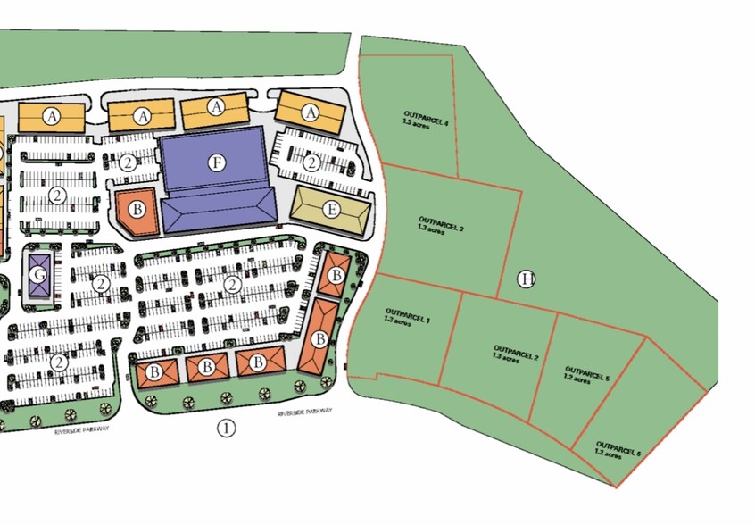 Riverside Pky, Douglasville, GA for sale - Site Plan - Image 2 of 6