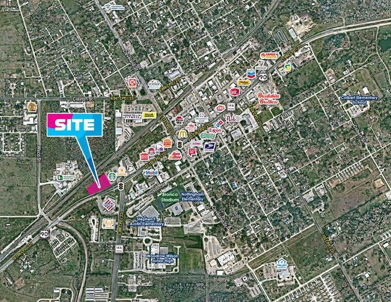 NEQ US-90 & SH-146, Dayton, TX à louer - Aérien - Image 3 de 4