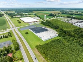 1350 Cunningham Rd N, Kinston, NC - AERIAL  map view
