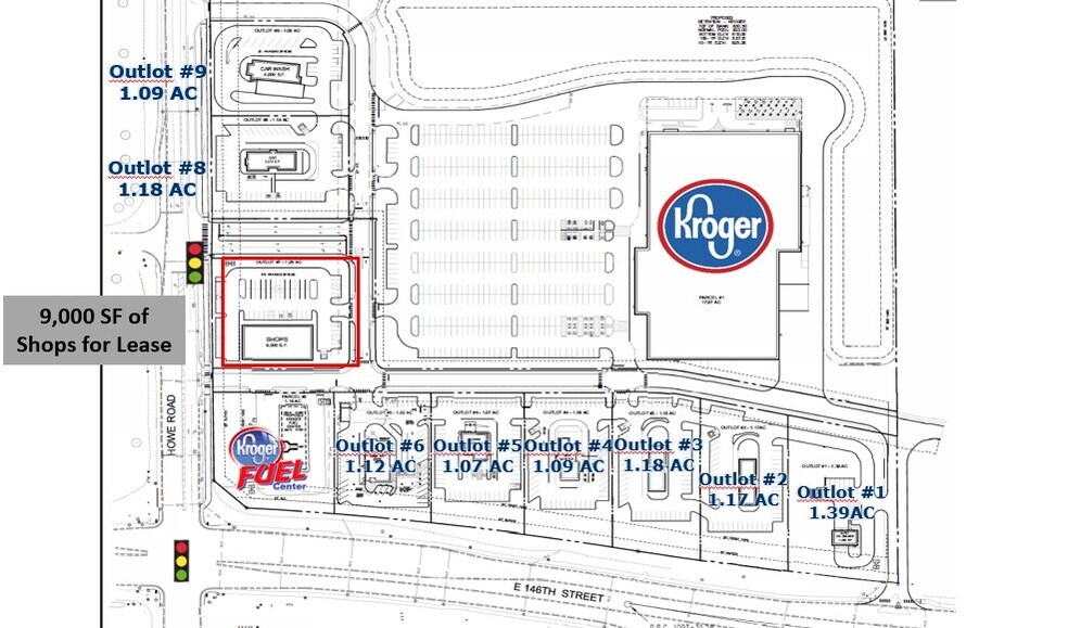 E 146 St, Noblesville, IN à louer - Plan de site - Image 2 de 2