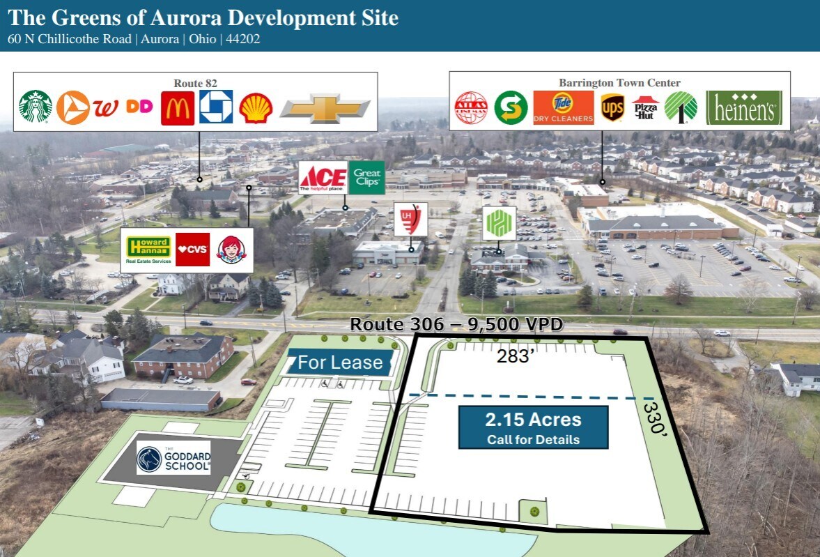 60 N Chillicothe Rd, Aurora, OH à louer Photo du bâtiment- Image 1 de 7