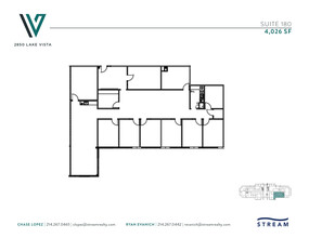 2850 Lake Vista Dr, Lewisville, TX à louer Plan d’étage- Image 1 de 2