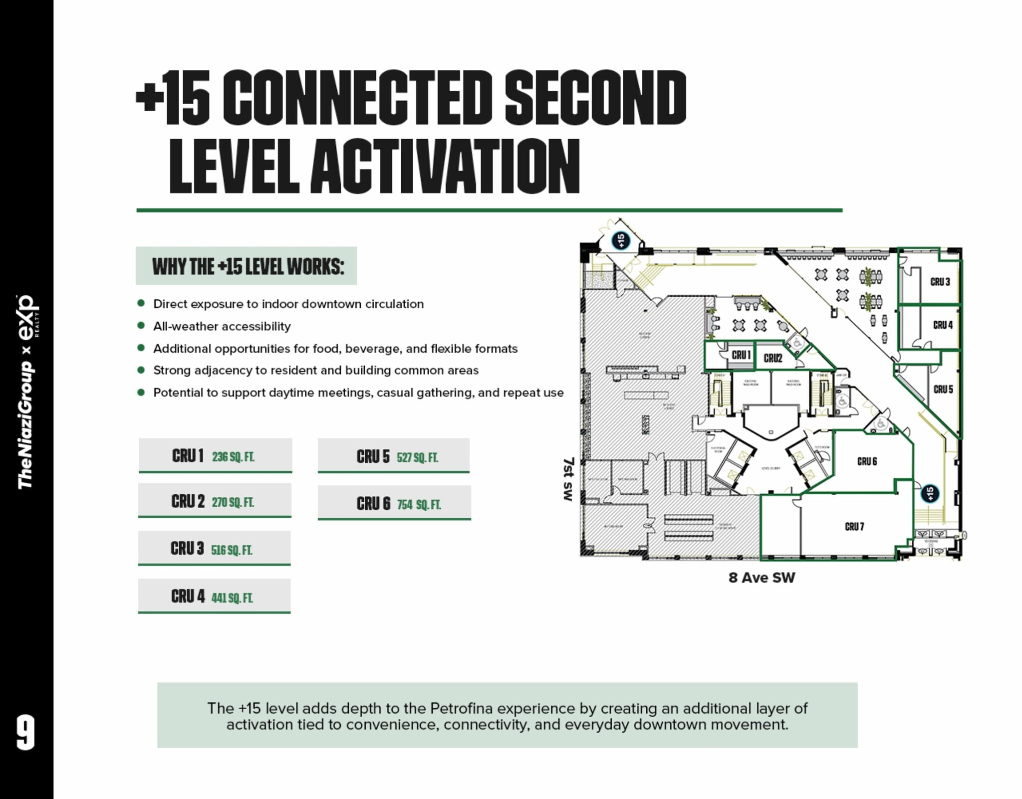 736 8 Av SW, Calgary, AB for lease Floor Plan- Image 1 of 1