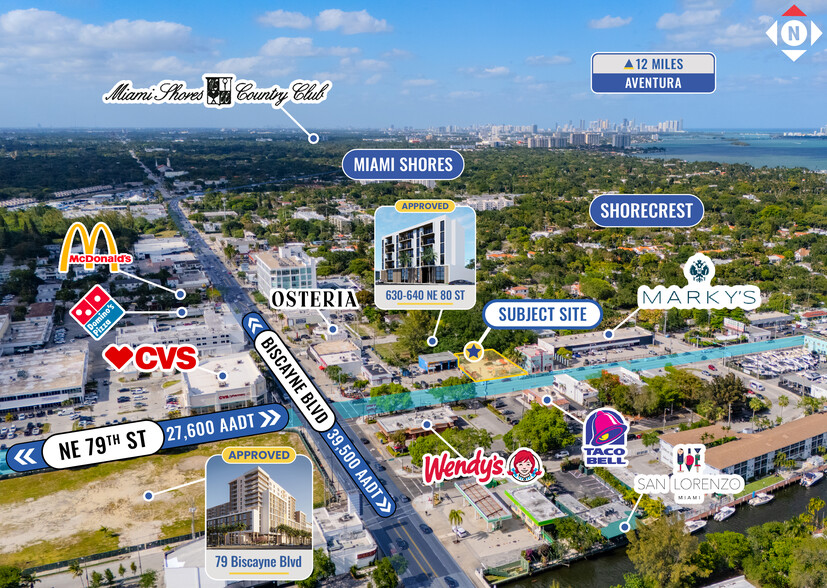 633 NE 79th St, Miami, FL à vendre - Aérien - Image 3 de 12