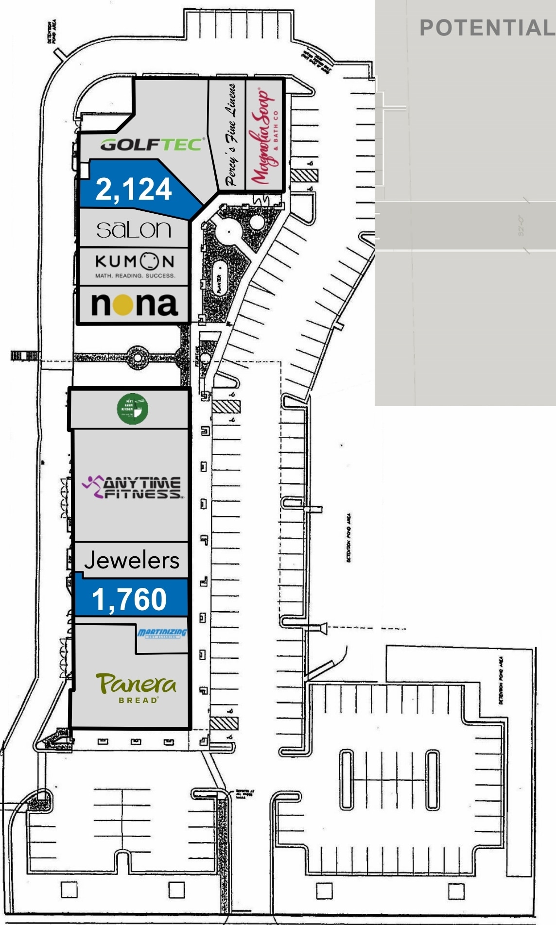 1300-1412 W Mequon Rd, Mequon, WI à louer Plan de site- Image 1 de 1