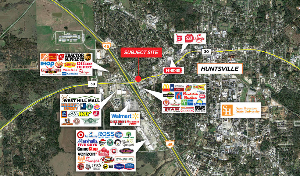 Hwy 30 & Interstate 45, Huntsville, TX for lease - Building Photo - Image 3 of 3