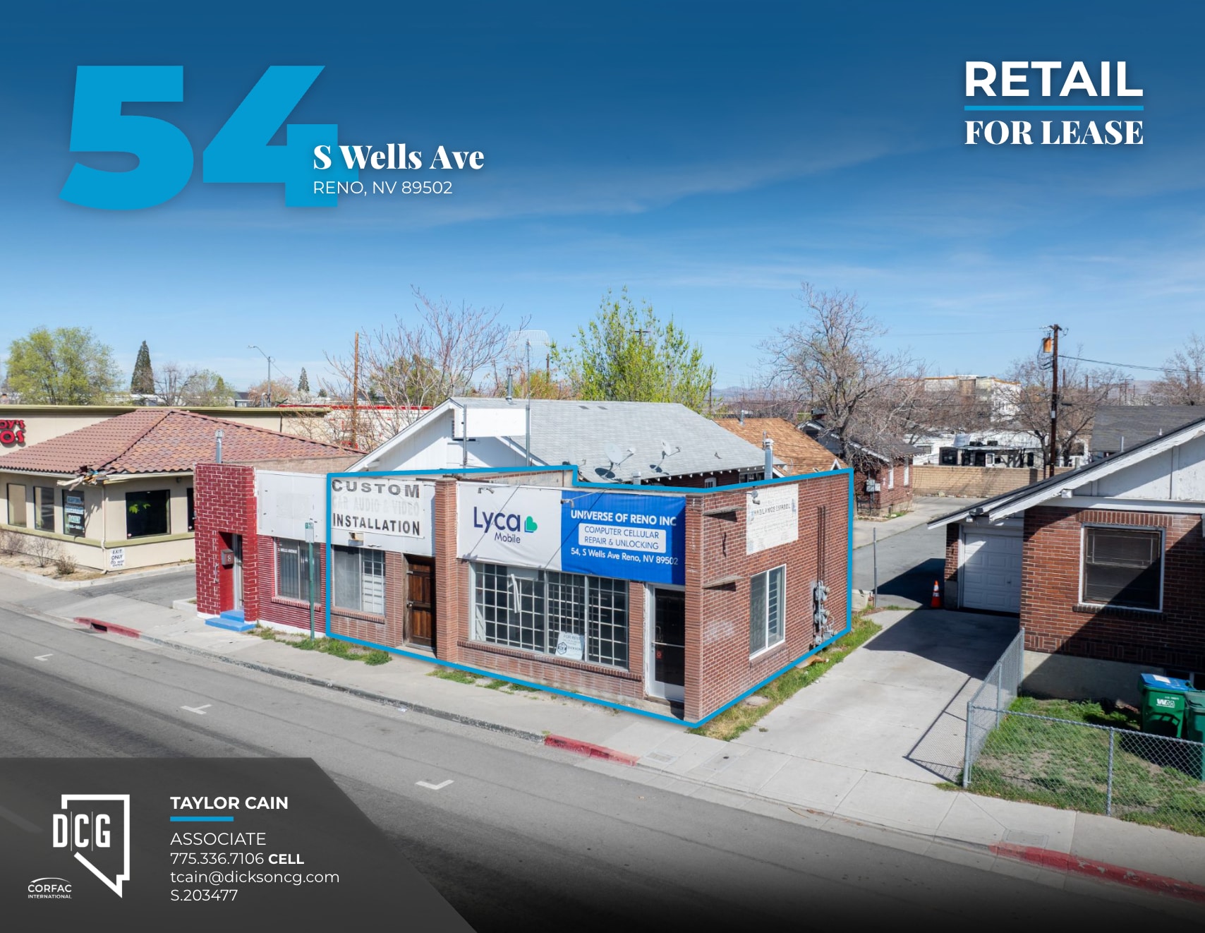 54 S Wells Ave, Reno, NV à louer Photo du bâtiment- Image 1 de 6