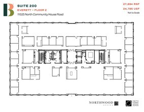 11525 N Community House Rd, Charlotte, NC for lease Floor Plan- Image 1 of 1