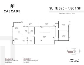 104 Decker Ct, Irving, TX for lease Floor Plan- Image 1 of 1