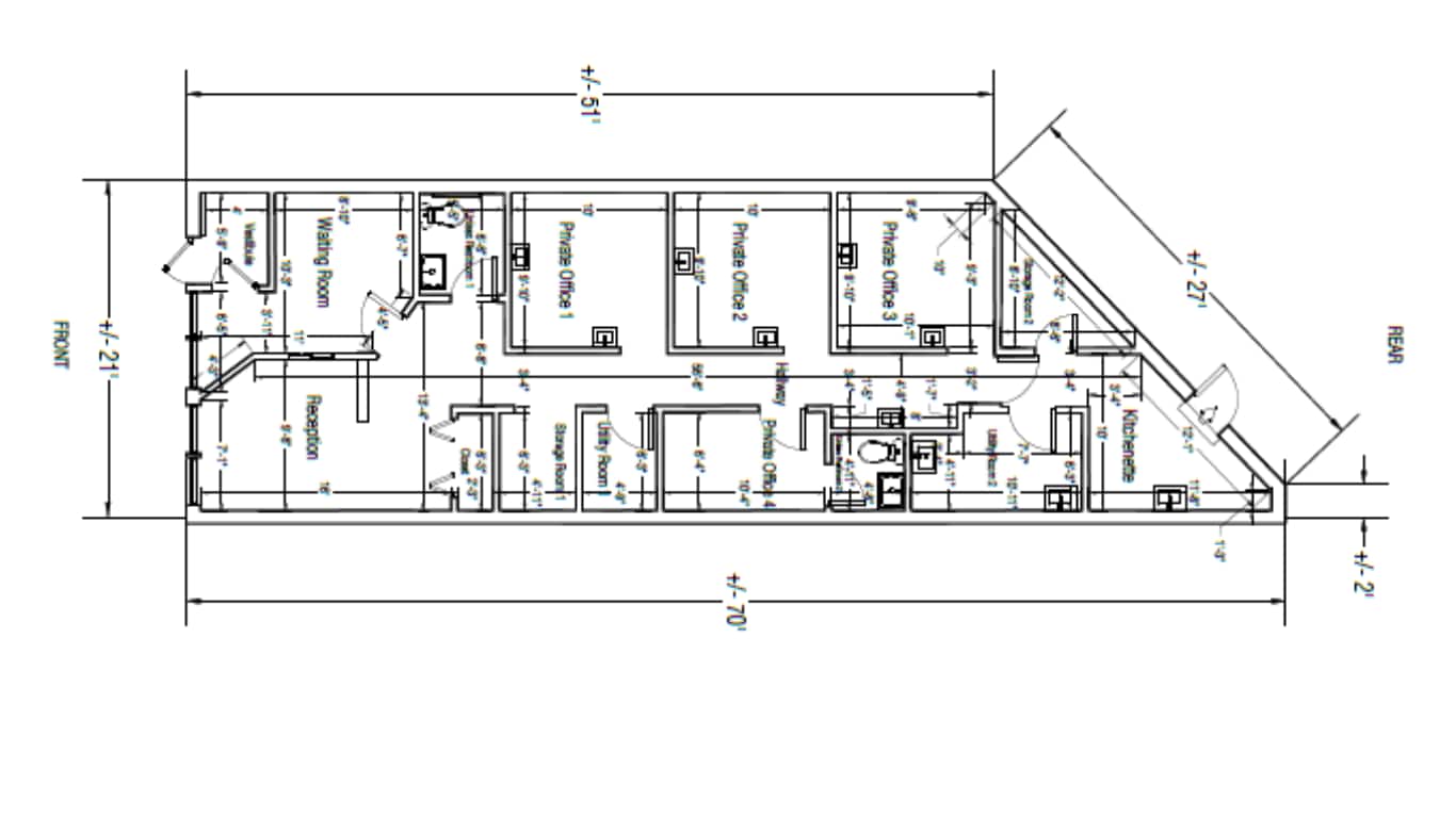230 Rodi & Frankstown Rd, Pittsburgh, PA for lease Floor Plan- Image 1 of 2