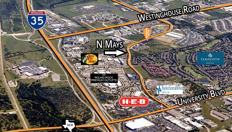 N Mays, Georgetown, TX for sale - Aerial - Image 2 of 2