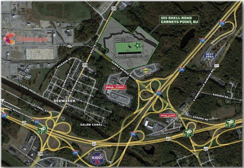 505 Shell Rd, Carneys Point Township, NJ for lease - Building Photo - Image 2 of 5