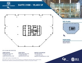 1099 18th St, Denver, CO à louer Plan d’étage- Image 1 de 1