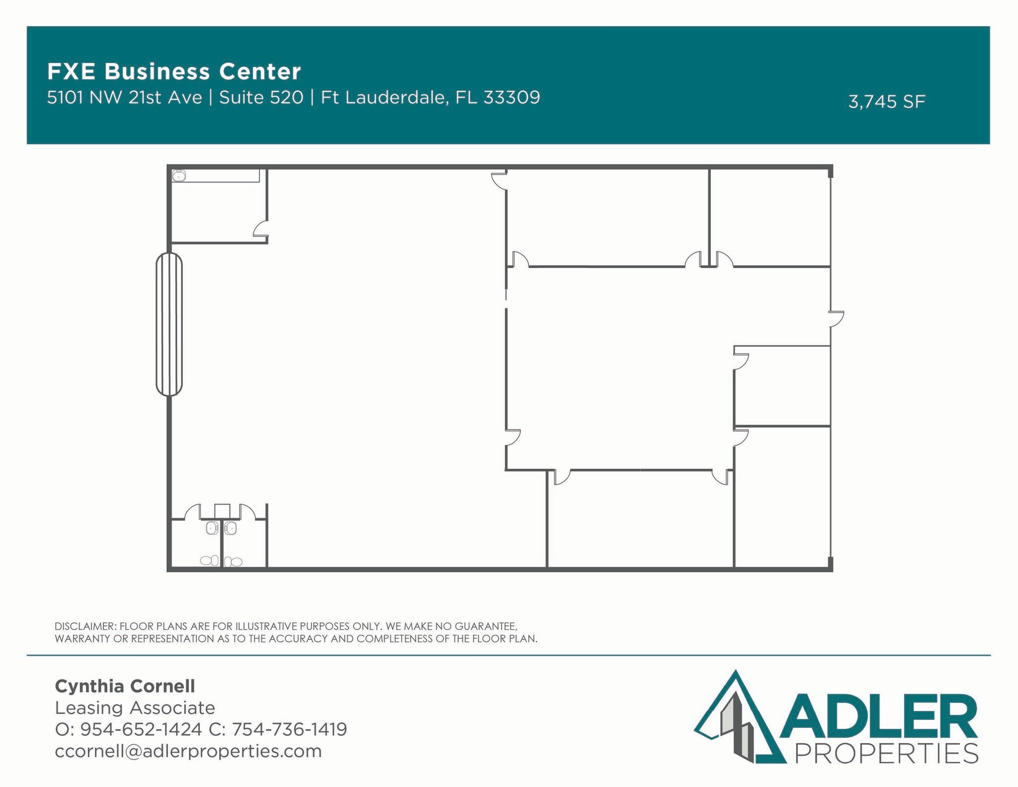 5101 NW 21st Ave, Fort Lauderdale, FL à louer Plan d’étage- Image 1 de 6