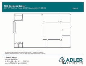 5101 NW 21st Ave, Fort Lauderdale, FL à louer Plan d’étage- Image 1 de 6