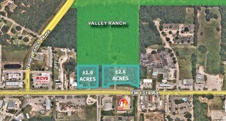 Plus de détails pour Valley Ranch Pkwy and FM 1314 Rd., Porter, TX - Terrain à louer