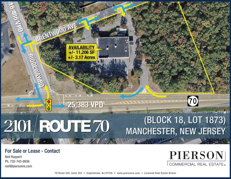 2101 Route 70, Manchester Township, NJ for lease - Building Photo - Image 1 of 2