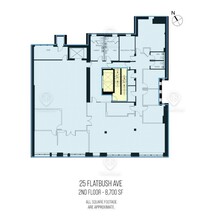 25 Flatbush Ave, Brooklyn, NY à louer Plan d  tage- Image 1 de 1