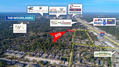 431 Nursery Rd, Spring, TX - AERIAL  map view