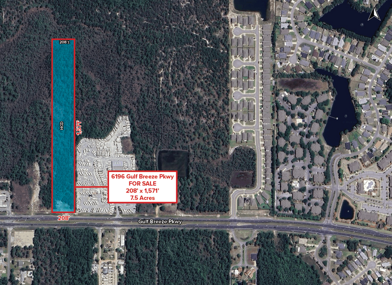 6196 Gulf Breeze Pkwy, Gulf Breeze, FL for sale - Building Photo - Image 1 of 2