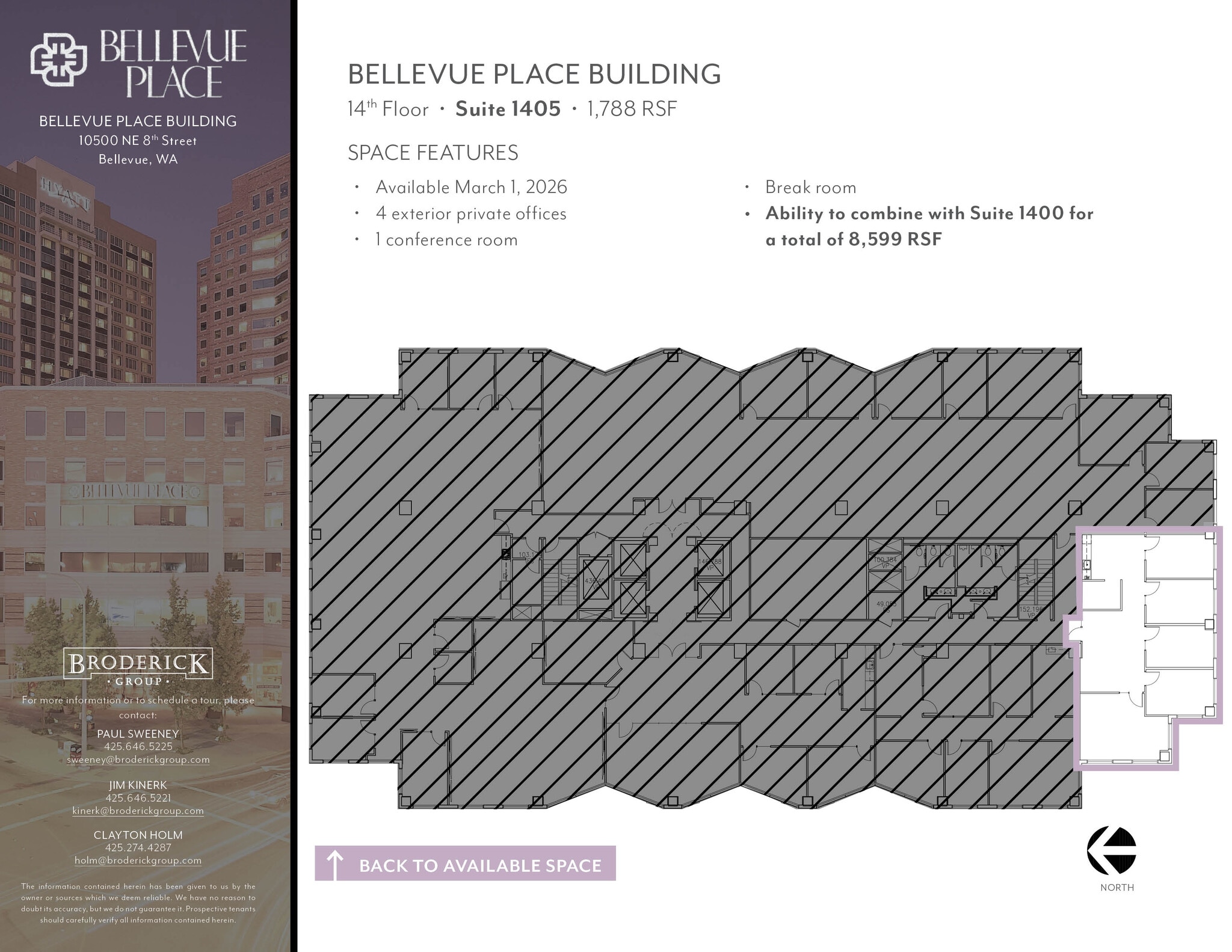 10500 NE 8th St, Bellevue, WA for lease Floor Plan- Image 1 of 1