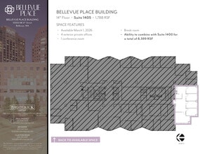 10500 NE 8th St, Bellevue, WA for lease Floor Plan- Image 1 of 1