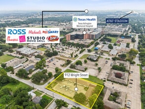 912 Wright St, Arlington, TX - Aérien  Vue de la carte
